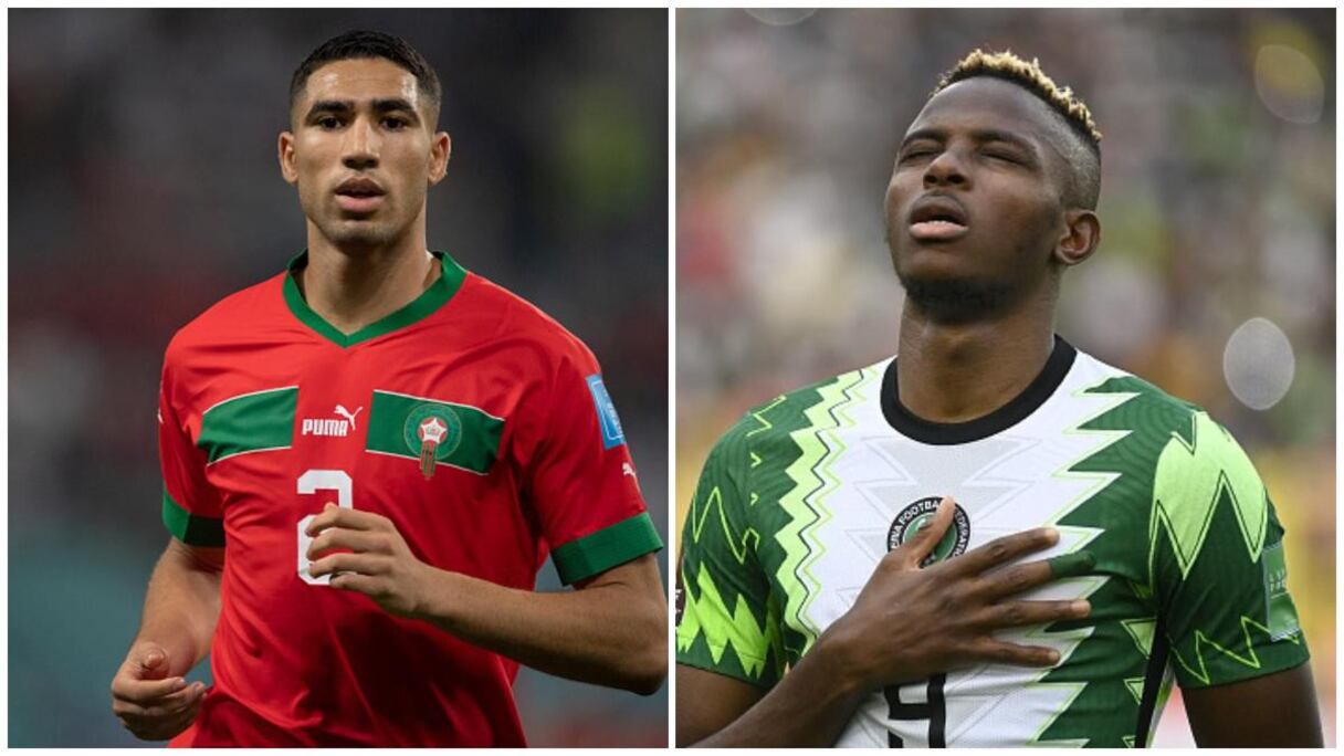 Achraf Hakimi et Osimhen