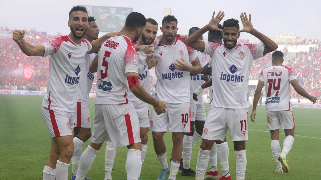 Les joueurs du Wydad de Casablanca.