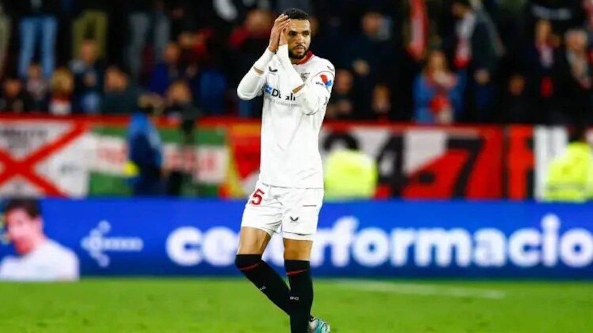 Youssef En-Nesyri sous les couleurs de Séville FC.