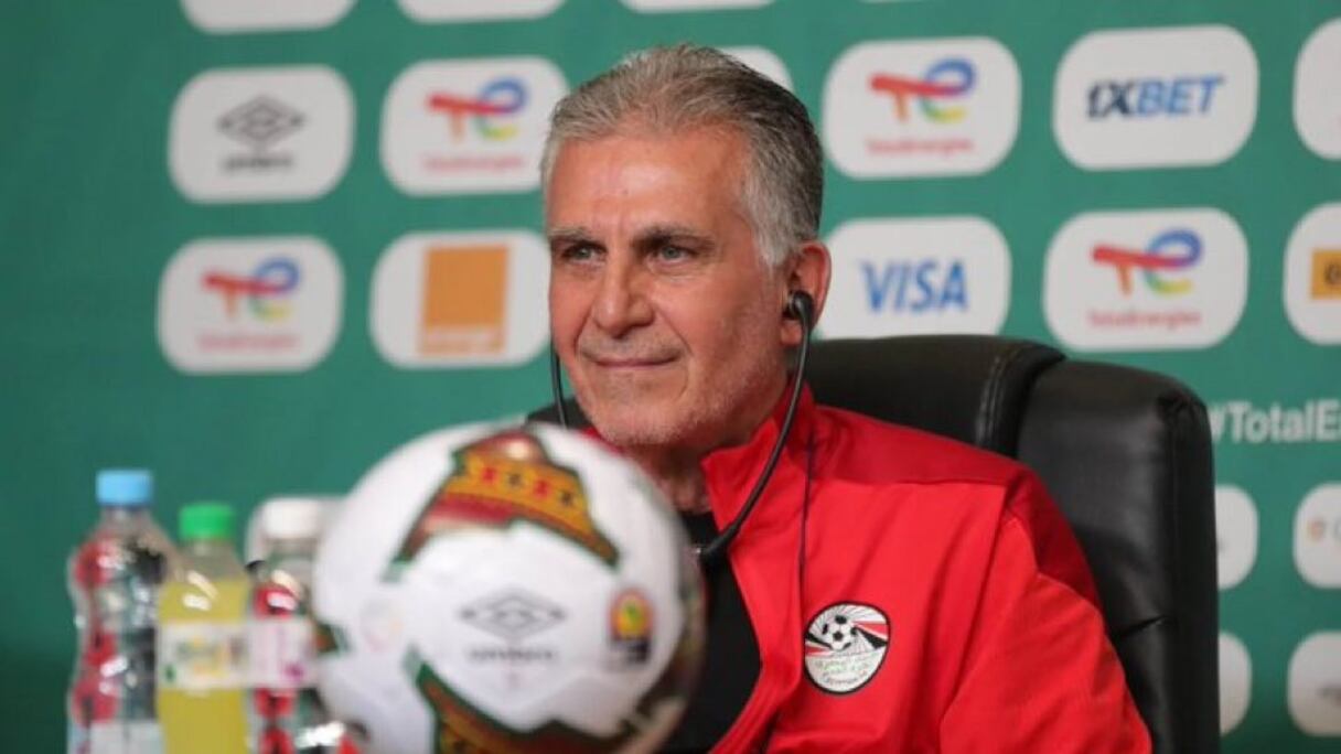 Carlos Queiroz, entraineur de l'Egypte.