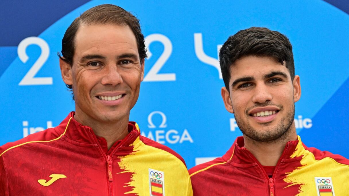 Rafael Nadal et Carlos Alcaraz.