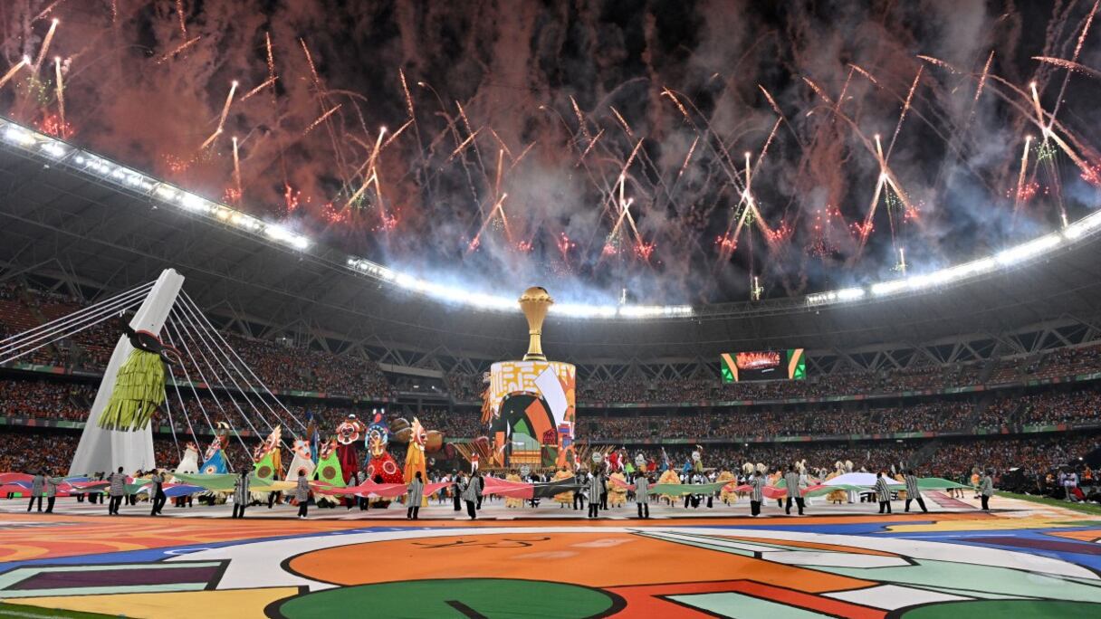 La cérémonie d'ouverture de la CAN 2023, samedi 13 janvier.