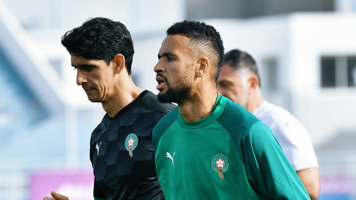 Yassine Bounou et Youssef En-Nesyri, les deux internationaux marocains du FC Séville.