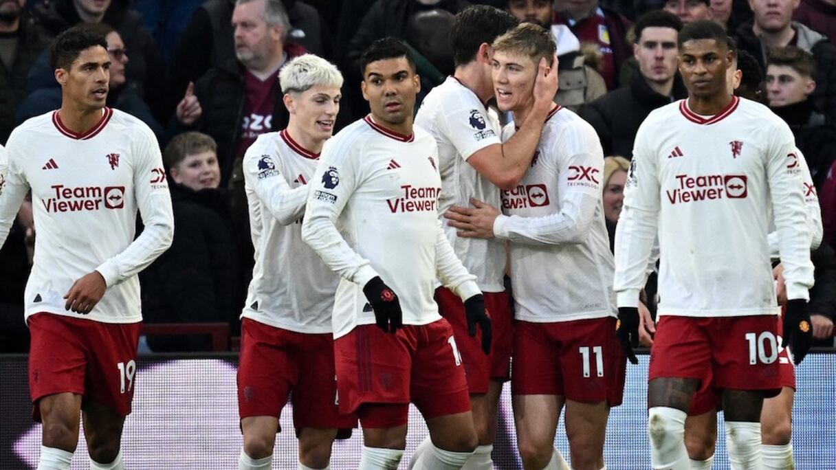 Les joueurs de Manchester United.