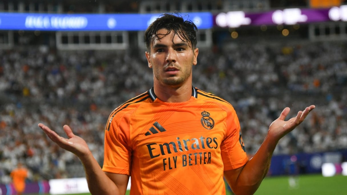 Brahim Diaz buteur lors du match amical Real Madrid-Cheslsea aux Etats-unis