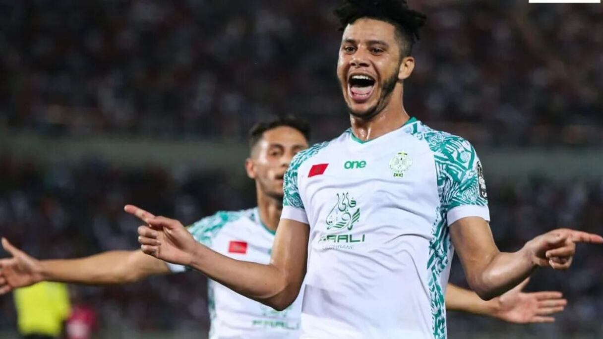 Hamza Khabba, attaquant du Raja de Casablanca.
