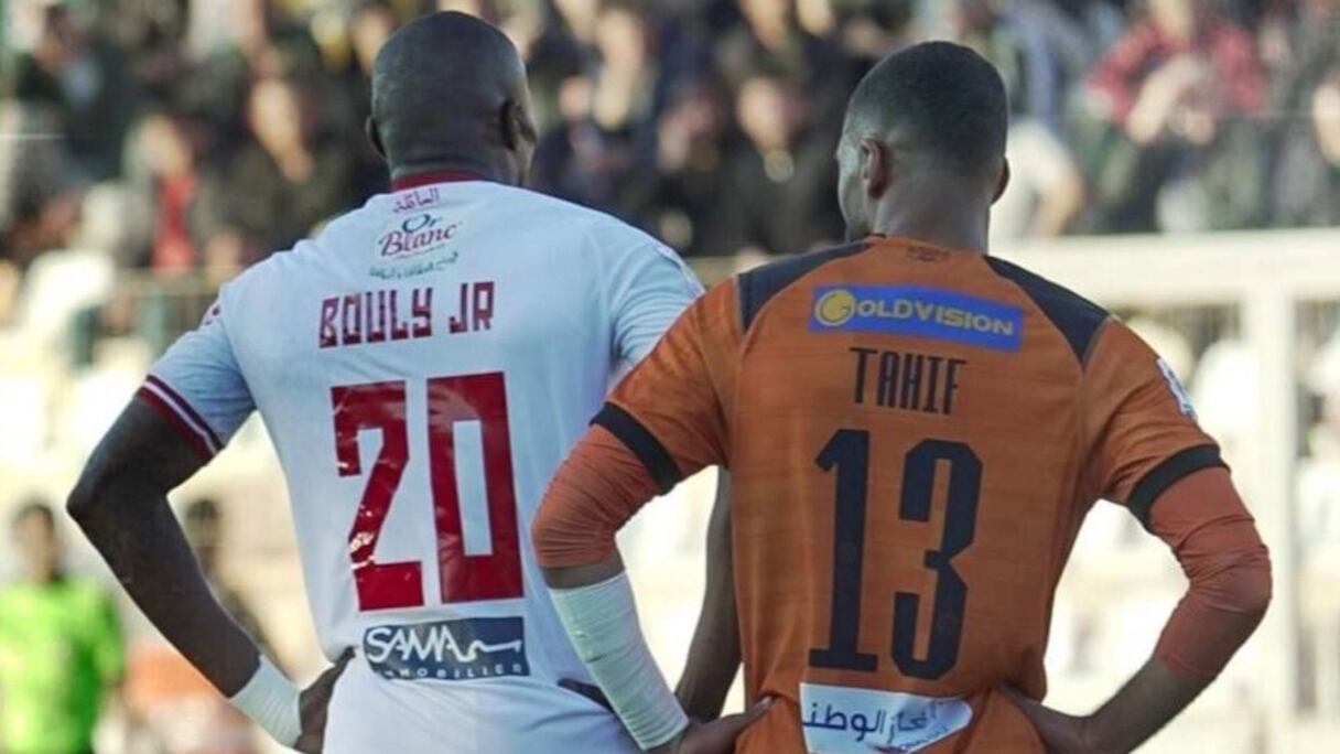 Phase du match RS Berkane-Wydad, le 7 mars 2023.