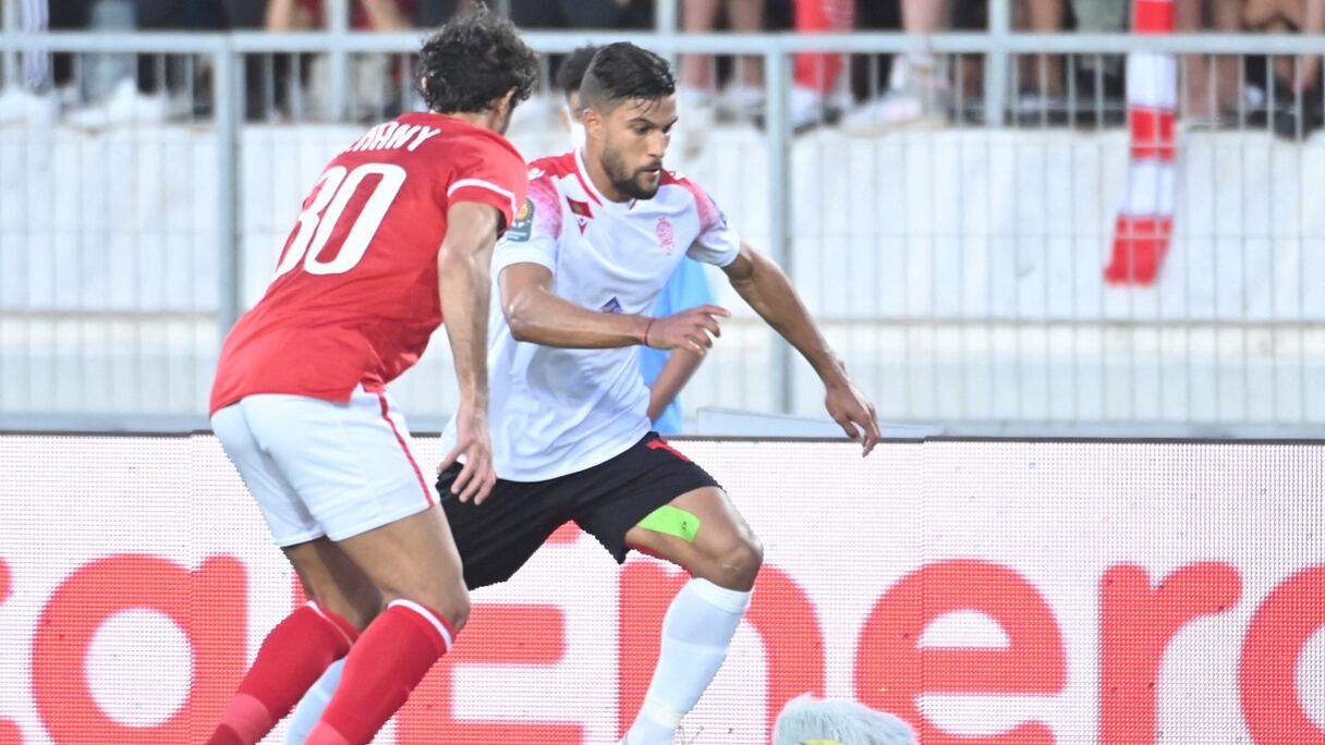 Yahya Attiat-Allah lors d'une ancienne confrontation entre le Wydad et Al Ahly.