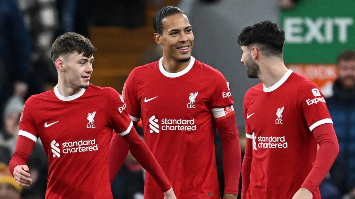 Les joueurs de Liverpool.