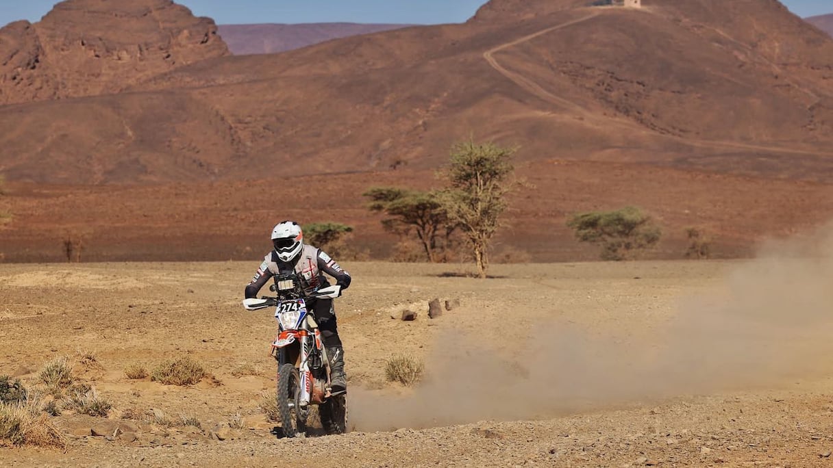 Le pilote marocain Amine Echiguer.