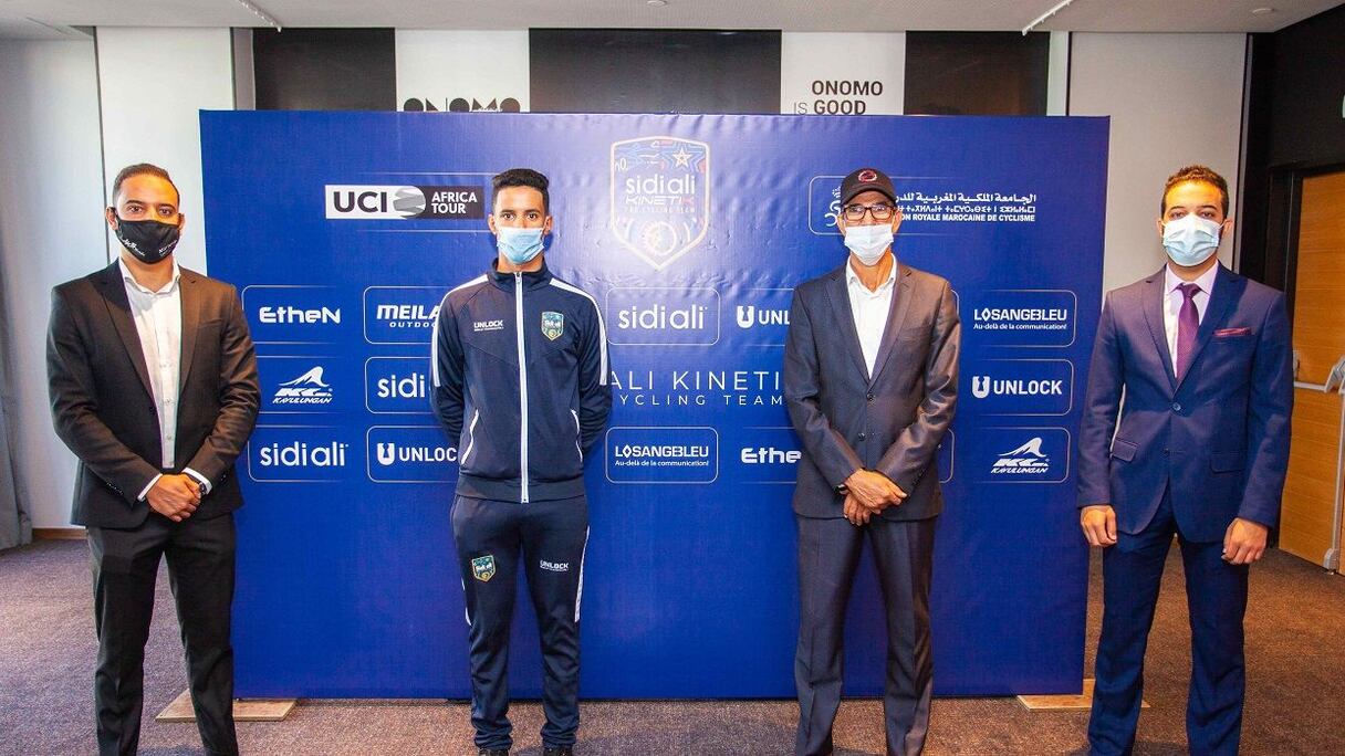 Les membres de l’Union Sportive du Cyclisme Sidi Ali (USC).