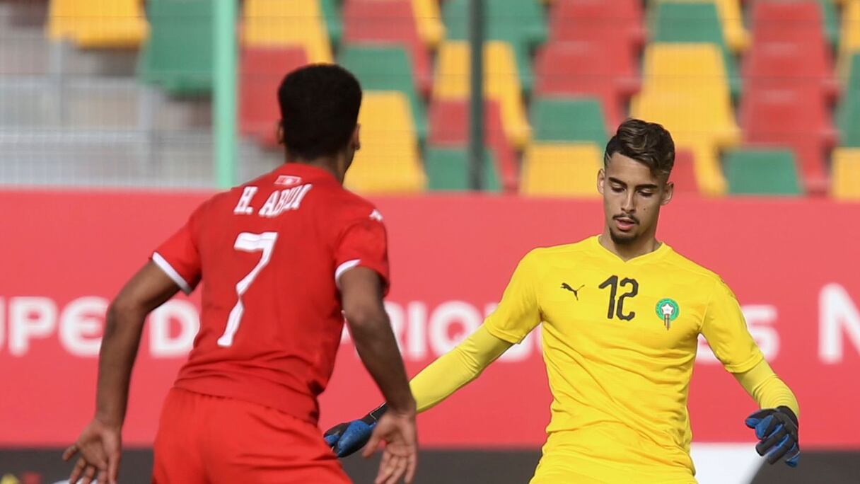 Alaa Bellarouch, portier des Lionceaux de l’Atlas.