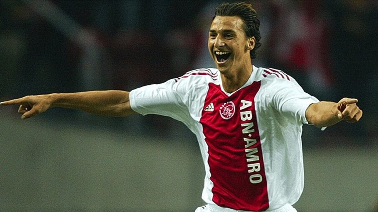 Zlatan Ibrahimovic sous les couleurs de l'Ajax Amsterdam.