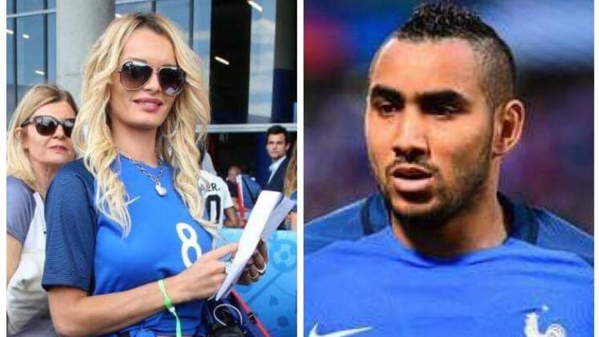Dimitri Payet et sa compagne Ludivine