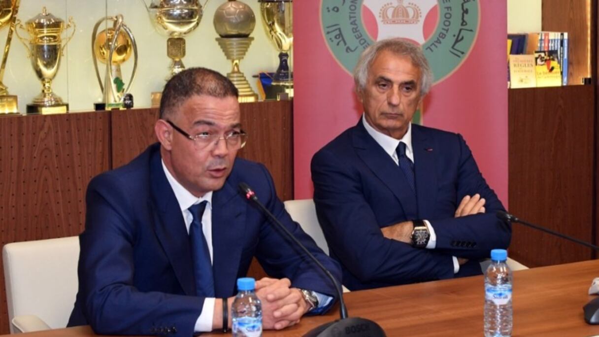 Fouzi Lekjaa et Vahid Halilhodzic.
