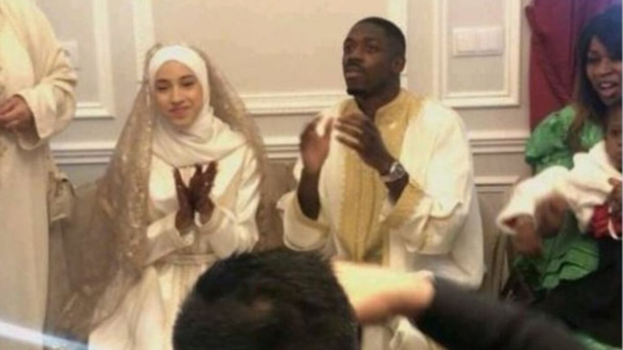 Ousmane Dembélé convole en justes noces avec une jeune Marocaine.