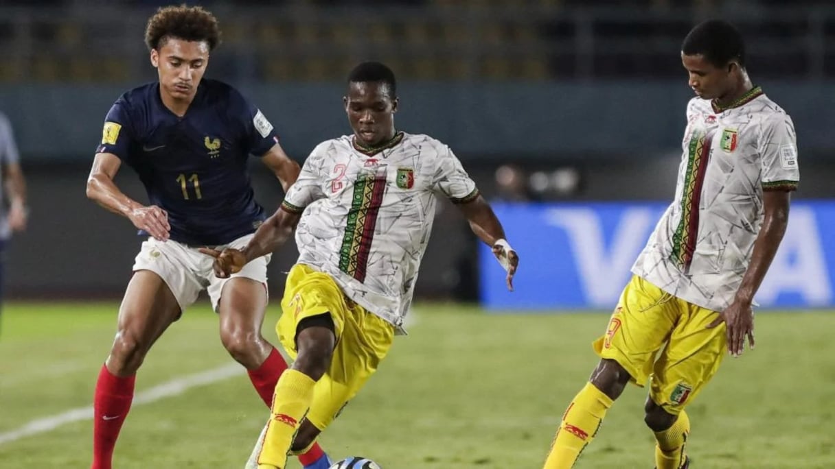 La demi-finale de la FIFA WC U17 entre la France et le Mali.