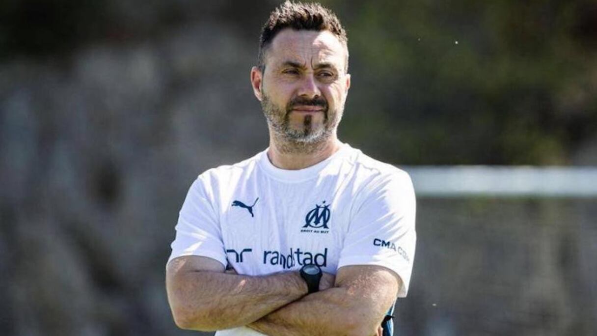 Roberto De Zerbi, entraineur de l'Olympique de Marseille.