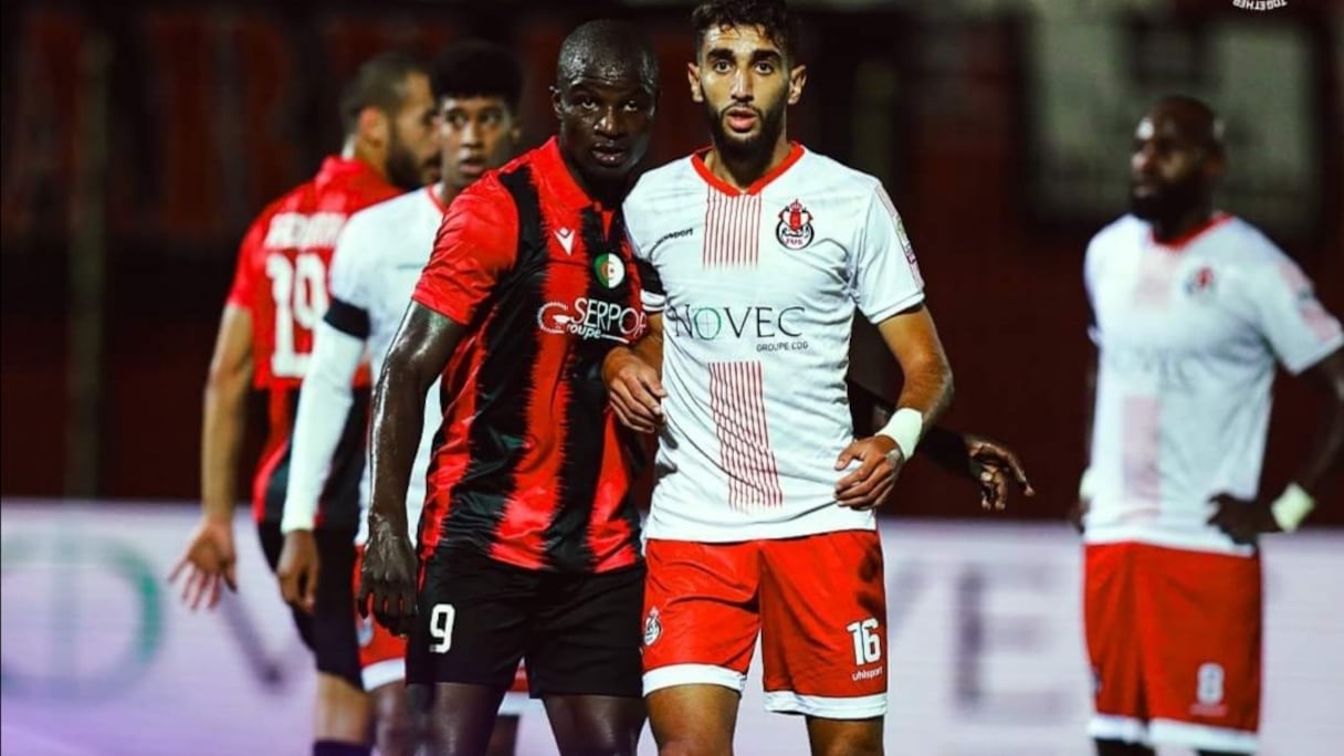 Séquence du match aller entre le FUS de Rabat et l'USM Alger.