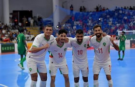 Les Lions de l'Atlas face à l'Arabie saoudite (futsal)