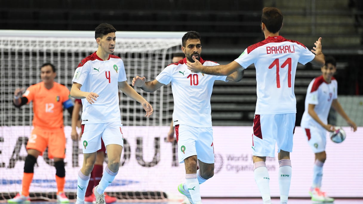 Soufiane El Mesrar (Numéro 10), capitaine des Lions de l'Atlas de futsal.