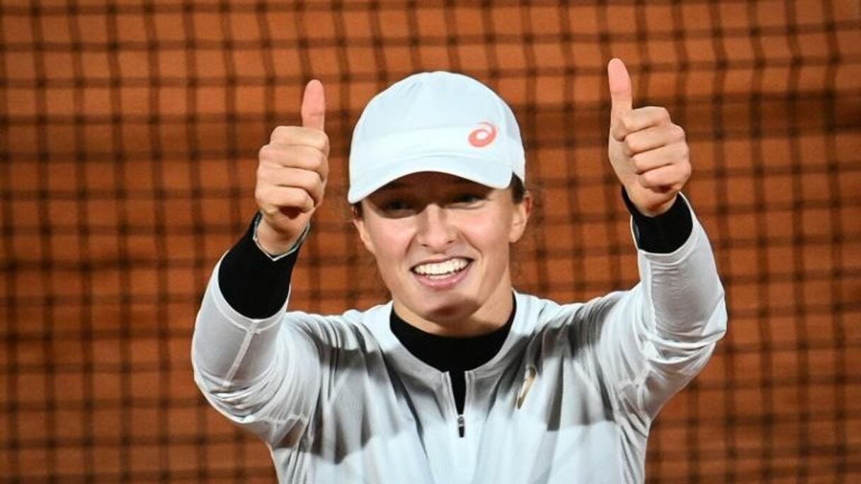 La jeune tenniswoman polonaise Iga Swiatek.