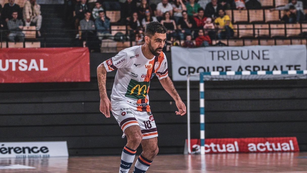 Soufiane El Mesrar, joueur marocain de futsal de l'Étoile Lavalloise.