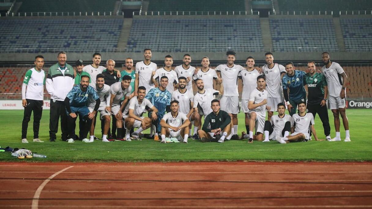 Le Raja de Casablanca et ses staffs, finalisant ses préparations pour le Simba SC.