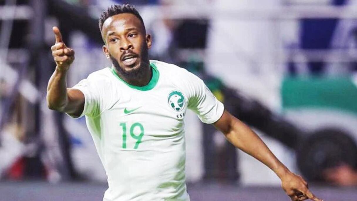 L'attaquant saoudien Fahad Al-Muwallad.