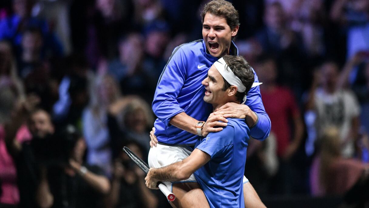 Roger Federer et Rafael Nadal.