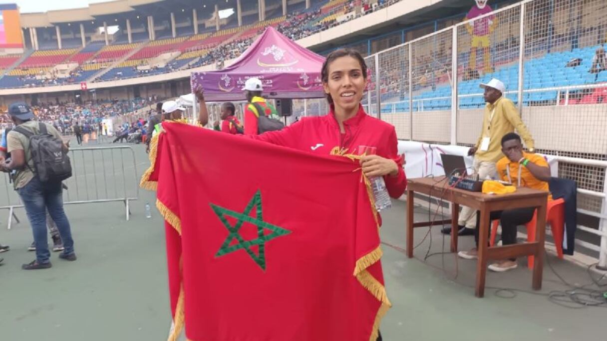 Sara El Hachimi, médaillée d'Or du 400 m aux Jeux de la Francophonie