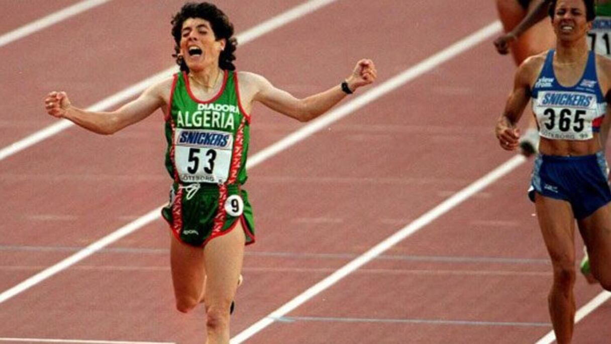 Hassiba Boulmerka, ancienne championne algérienne d'athlétisme.