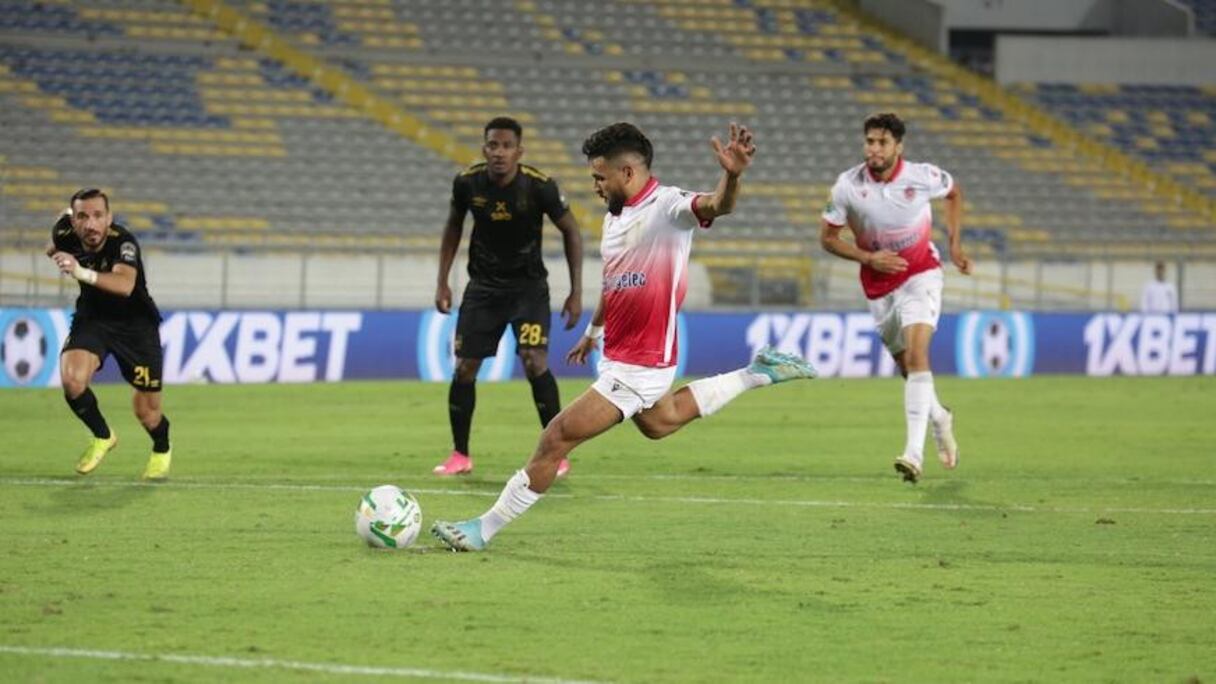 Badii Aouk, attaquant du Wydad de Casablanca.