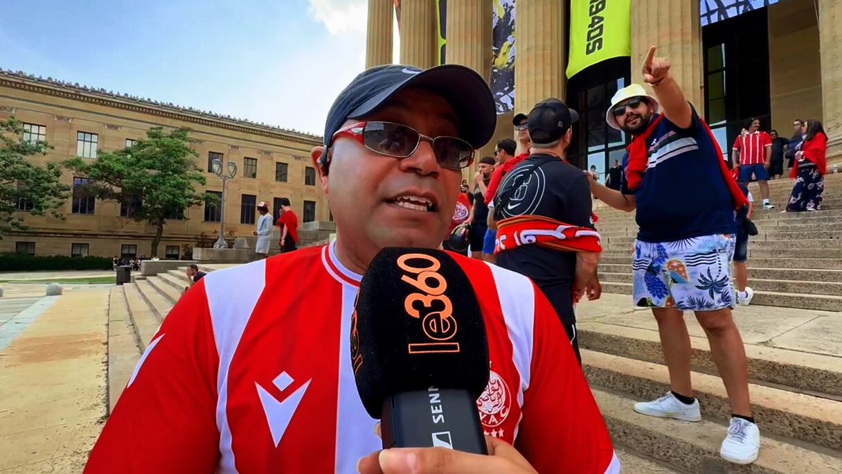 الجماهير الودادية والمغربية بفيلادلفيا: راضون على اداء الفريق ونتطلع للفوز على يوفينتوس