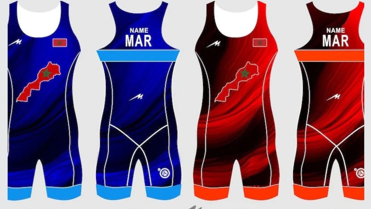 Les nouveaux maillots des équipes nationales de lutte.