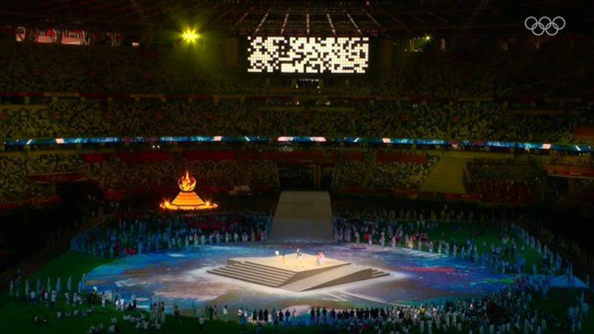 La cérémonie de clôture des jeux olympiques 2020.