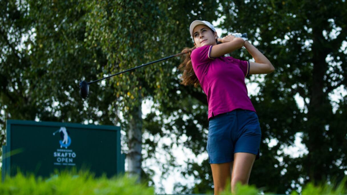 La golfeuse marocaine Ines Laklalech.