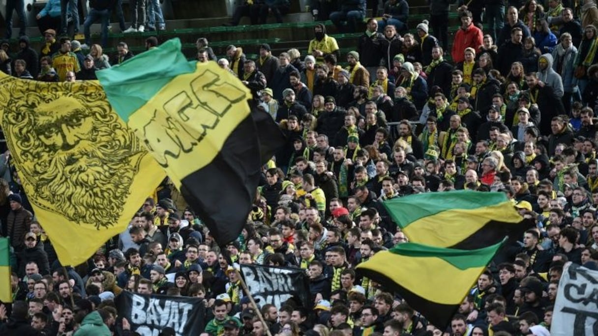 Des supporteurs nantais, à La Beaujoire, le 1er mars 2020