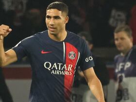 Achraf Hakimi avec le Paris Saint-Germain.