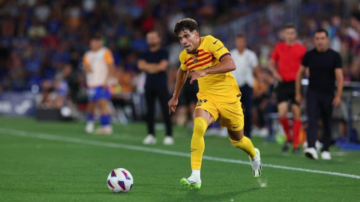 Abde Ezzalzouli lors du match Getafe-Barça (0-0), le 13 août 2023.