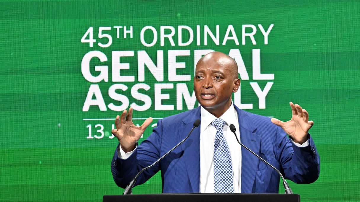 Patrice Motsepe, président de la CAF.