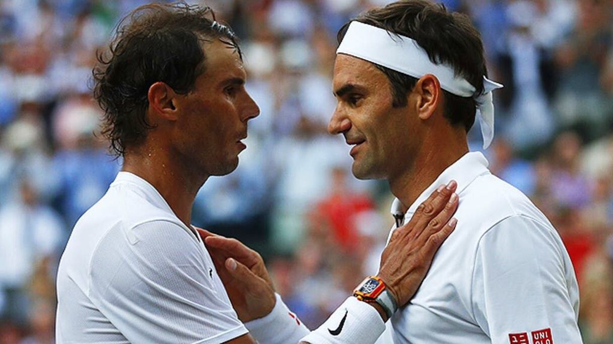 Rafael Nadal et Roger Federer.