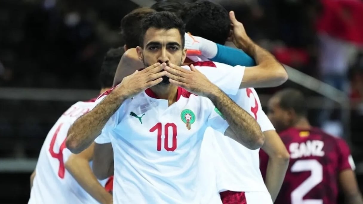 Soufiane El Mesrar, capitaine de l'équipe nationale de futsal.