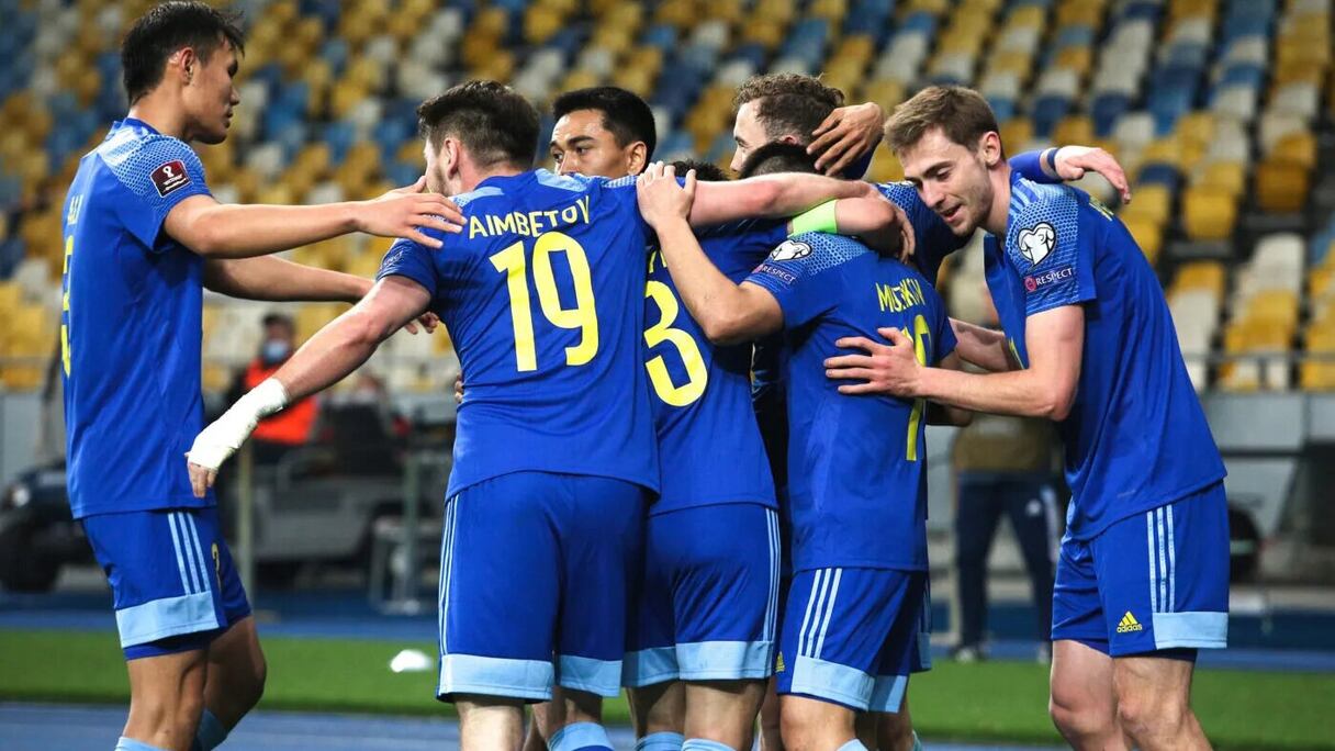 Les joueurs du Kazakhstan.