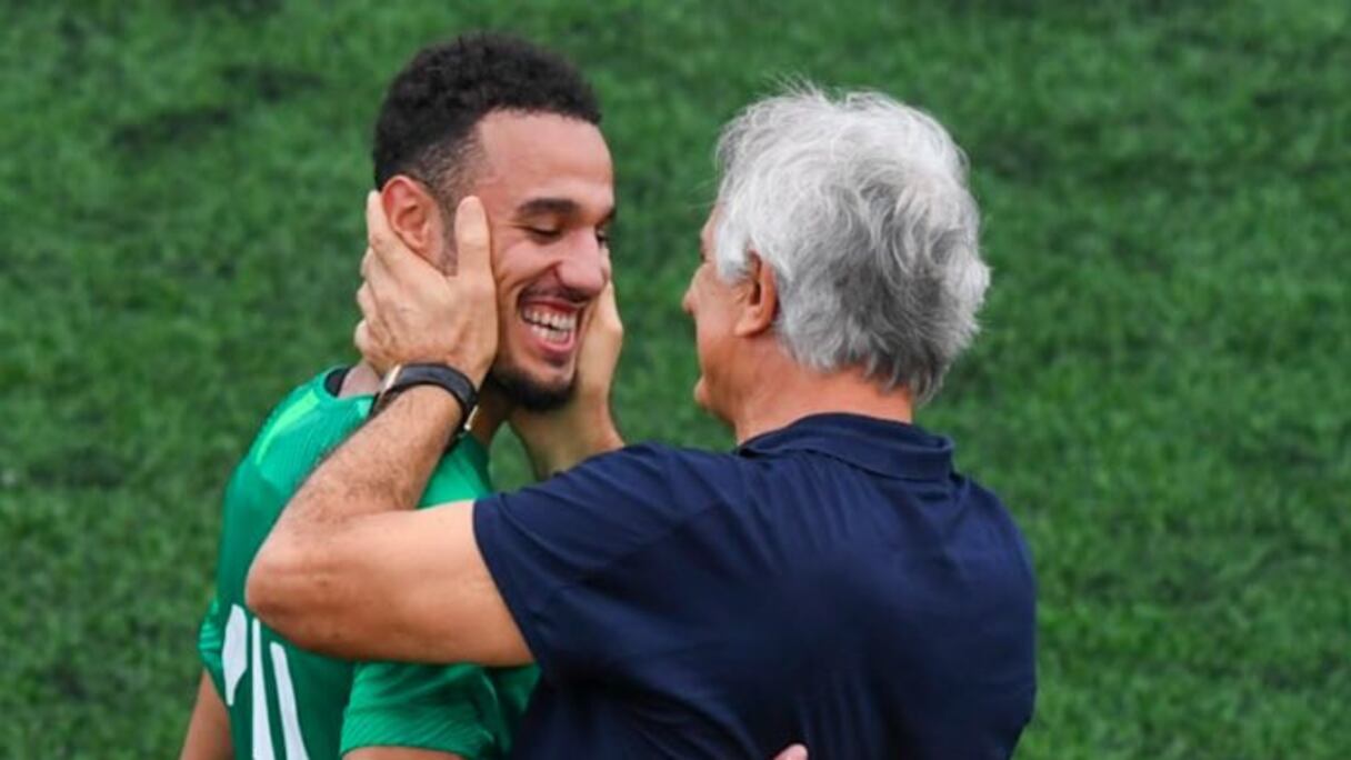 Noussair Mazraoui et Vahid Halilhodzic.