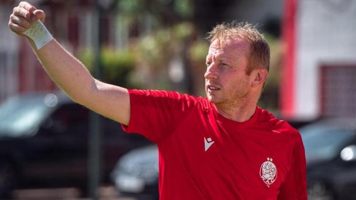 Sven Vandenbroeck, entraineur du Wydad de Casablanca.