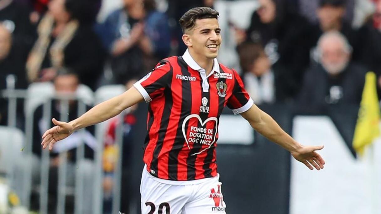 Youcef Atal, international algérien de Nice.