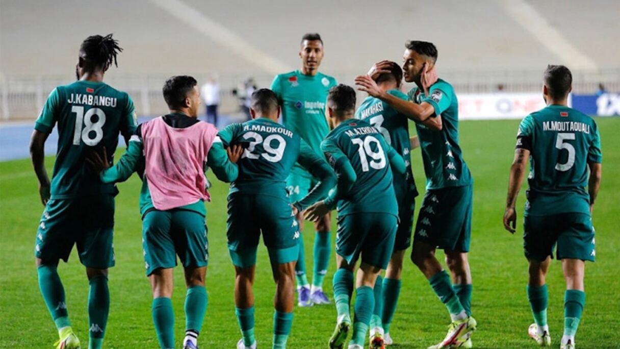 Les joueurs du Raja de Casablanca.