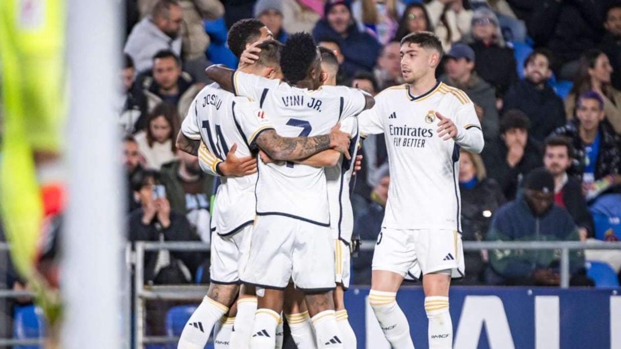 Les joueurs du Real Madrid.