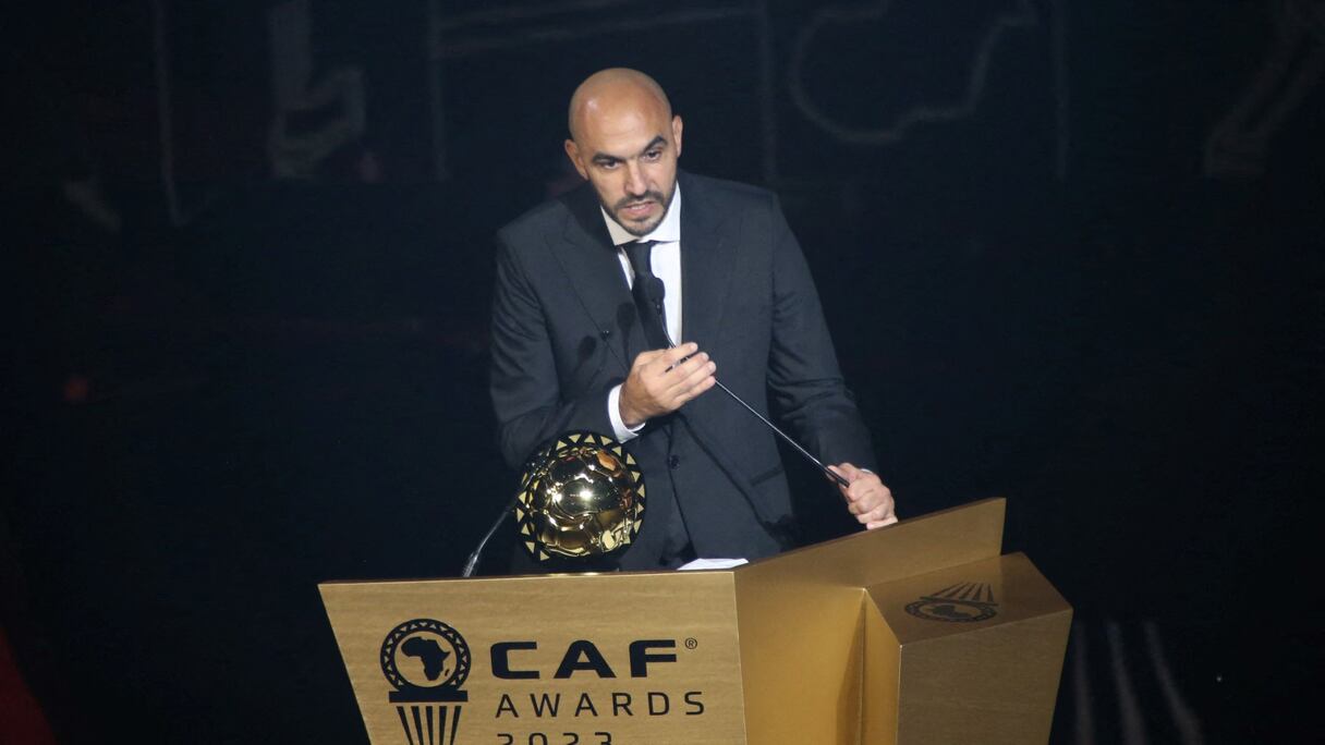 Walid Regragui, sélectionneur des Lions de l'Atlas.